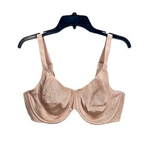Wacoal Back Appeal Smoothing Bra 38DD Praline Beige Underwire Seamless 855303